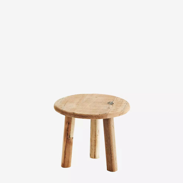 Round Wooden Stool - From Victoria Shop