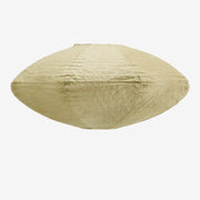 Handmade Paper Oval Lamp Shade in Sand