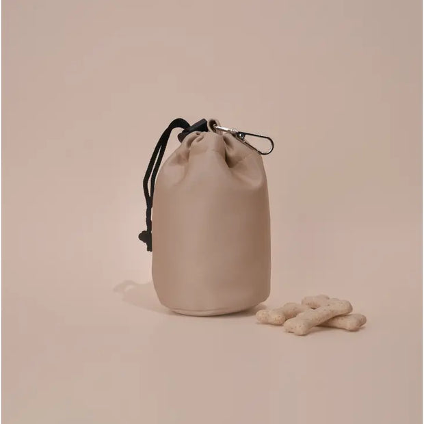 Drawstring Treat Bag in Nude