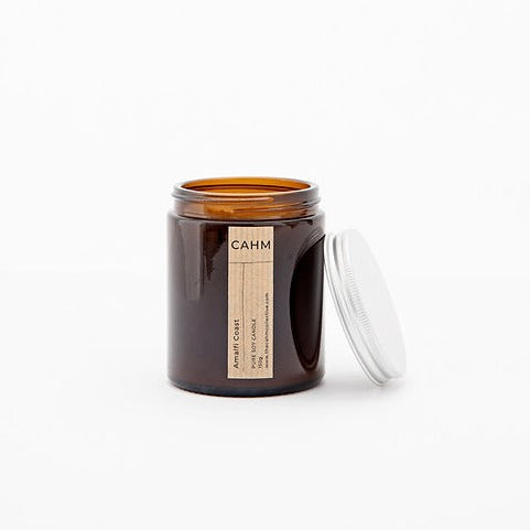 CAHM Amber Jar Candle Amalfi Coast Fragrance 