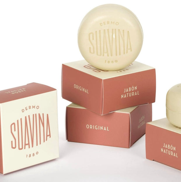 Dermo Suavina Original Natural 60ml Soap Bar in Travel Container