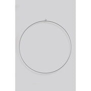 Hanging Silver Decoration Hoop - 45cm- from victoria shop