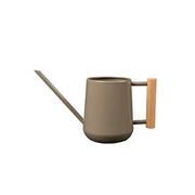 Indoor Watering Can with Wooden Handle- Truffle