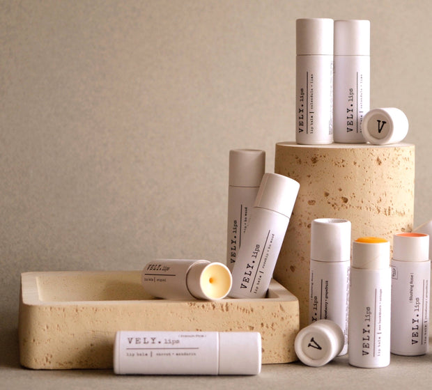 Natural Tinted Lip Balm "Brick" with Rosehip and Geranium