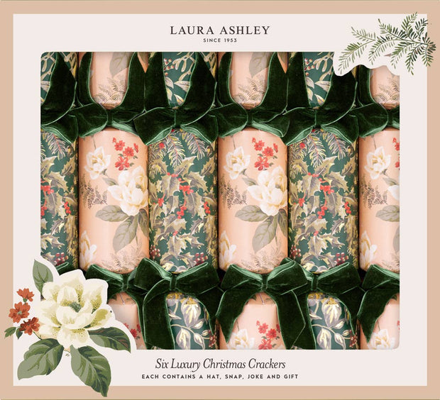Laura Ashley Dusky Hellebore 13" Luxury Crackers (6pcs)