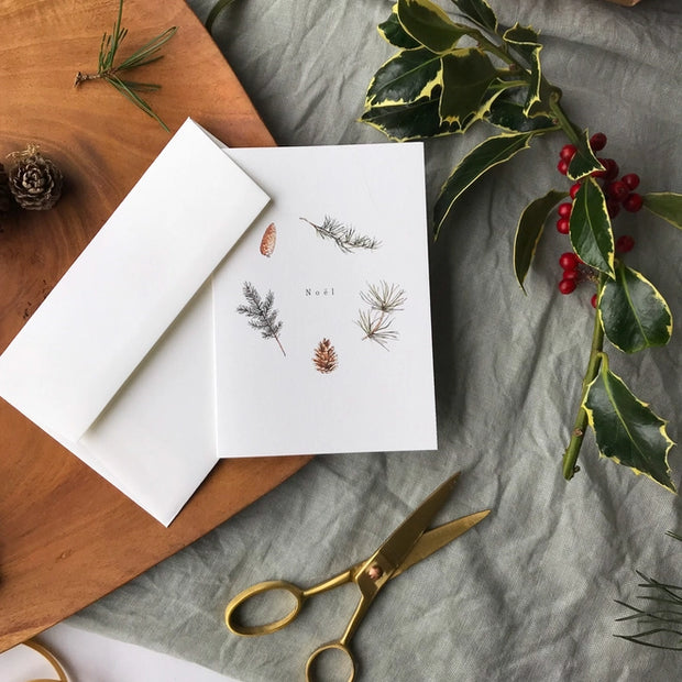 Botanical christmas card from Annie Brougham