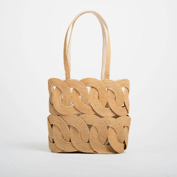 Seagrass & Organic Cotton Tote Bag