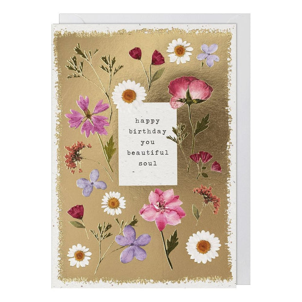 "Happy Birthday You Beautiful Soul" Card, Meraki