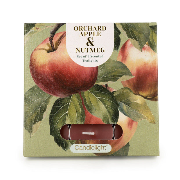 Orchard Apple & Nutmeg - Set of 9 Tea-lights 