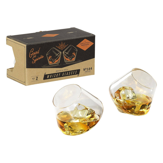 Rocking Whisky Glasses, Set of 2 - From Victoria Shop