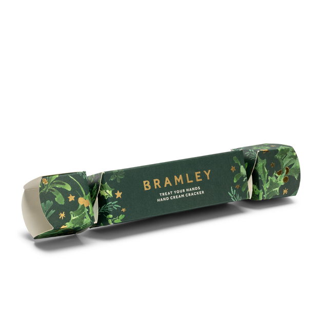 Bramley Hand Cream Christmas Cracker on white background