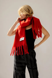 Stockholm Crimson Red Scarf