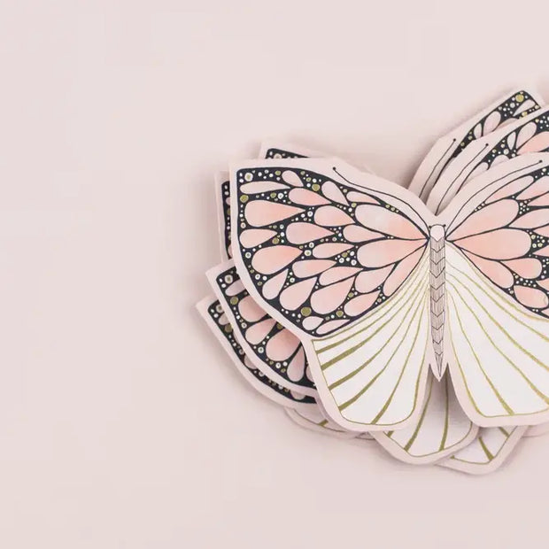 Pink Moth - A6 Greeting Card