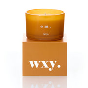 Bamboo Leaf & Neroli 3oz OM Candle with packaging
