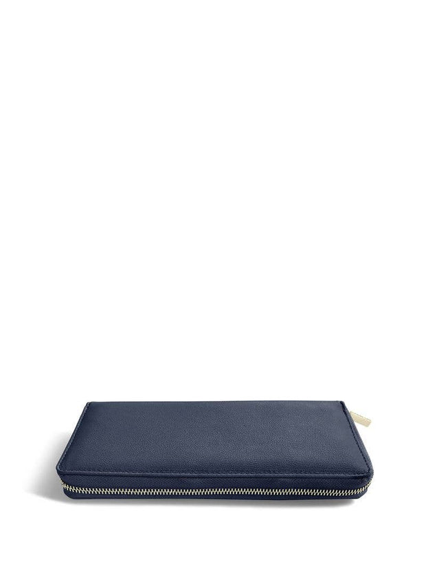 Navy Blue Jewellery Roll