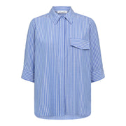 Blue Stripe Short Sleeve Shirt