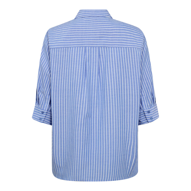 Blue Stripe Short Sleeve Shirt