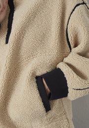cuff detail of MadinCC Fleece Anorak