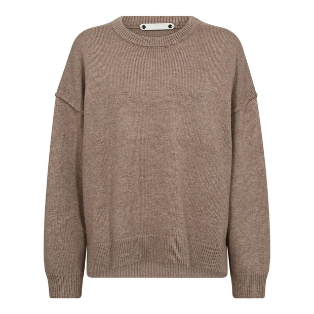 MajaCC Slit O-Neck Knit - Co'Couture brand