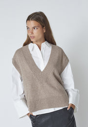 MajaCC V-Knit Vest - From victoria Shop