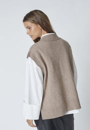 back detail of the MajaCC V-Knit Vest