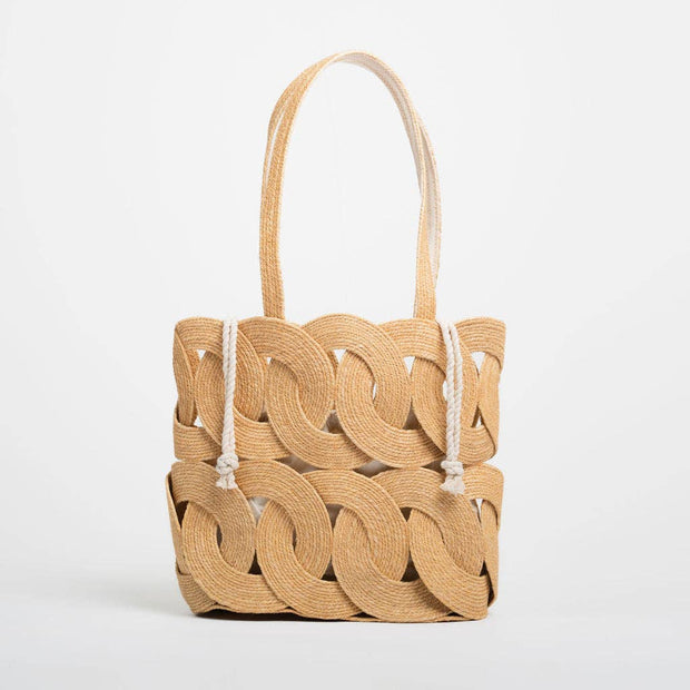 Seagrass & Organic Cotton Tote Bag