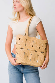 Seagrass & Organic Cotton Tote Bag
