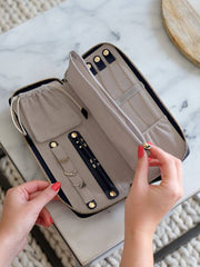 Navy Blue Jewellery Roll- from Victoria shop 