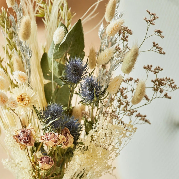 Dried Flowers Medium Frosted White Bouquet