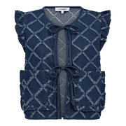 Milan Denim Frill Vest - from victoria Shop