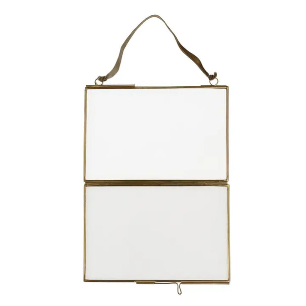 Landscape Hanging Brass Frame 15X10cm