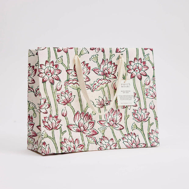 Lotus cherry medium gift bag