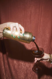 Here's How "The Lou" Coupe Cocktail Glass - Set of 2 Smoke