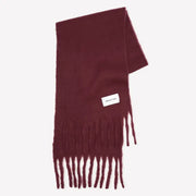 The Reykjavik Scarf - 100% Recycled - Burgandy