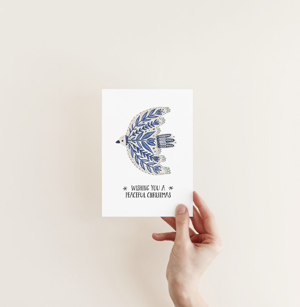 Peaceful Christmas Dove | Christmas Card