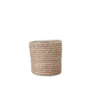 Natural seagrass basket, lined with plastic