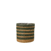 Belle Green & Natural Plant Pots
