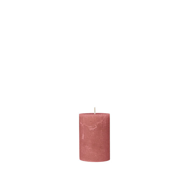 burgundy pillar candle