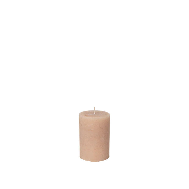 walnut pillar candle
