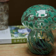 detail of Mushroom Cordless LED Lamp - Forest Green