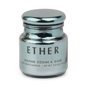 Paddywax Chroma Ether Light Blue Candle - Sea Salt Sage