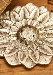 detail of Flower Round Incense Holder