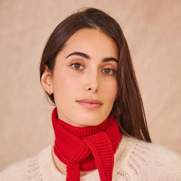 Little Sophie" scarf in red, Calie Paris