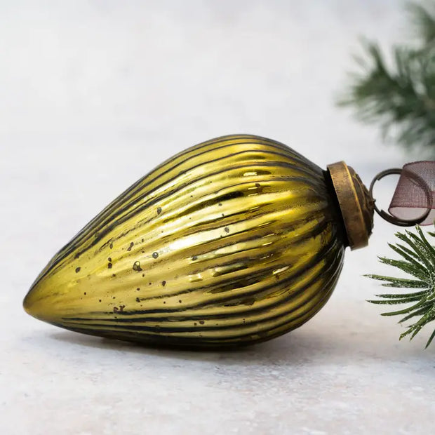 Green pinecone decoration