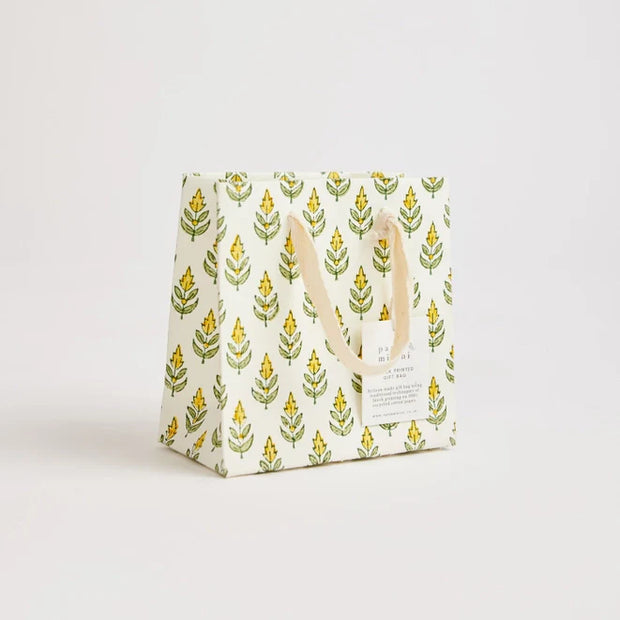 Hand Block Printed Gift Bags (Medium) - Buti Sunshine