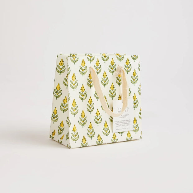 Hand Block Printed Gift Bags (Small) - Buti Sunshine