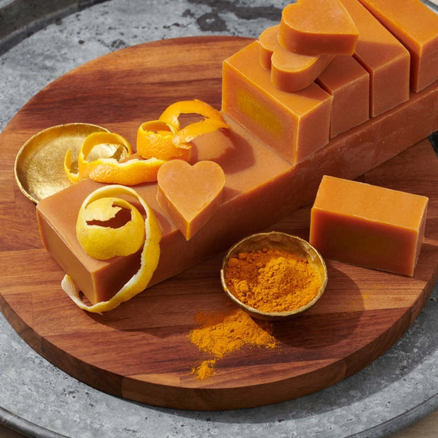 Citrus & Turmeric Palm Free Heart Soap 40g