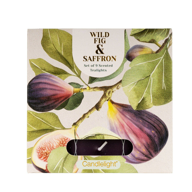 Wild Fig & Saffron - Set of 9 Tea-lights 