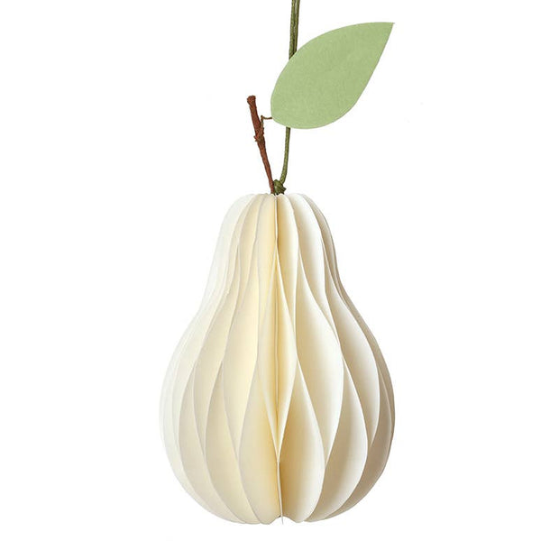 White Paper Pear Decoration