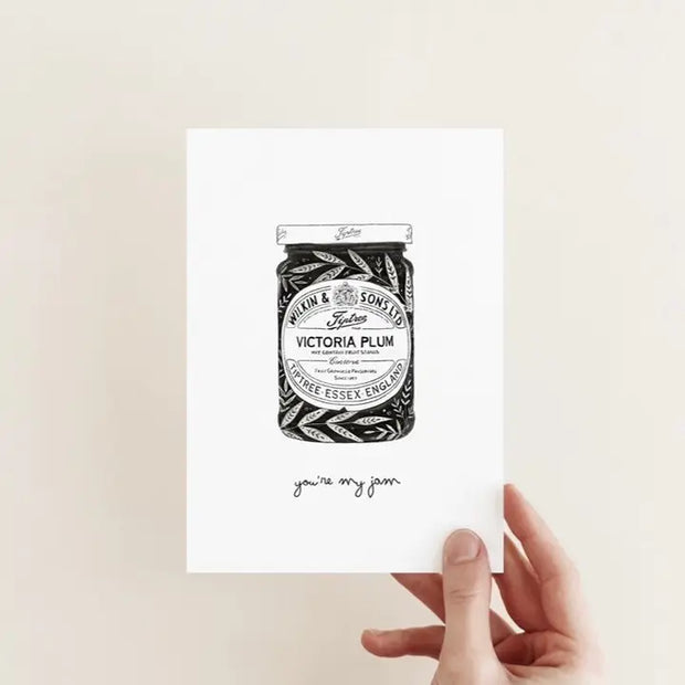 You're my jam illustrated card, Juniper Press.